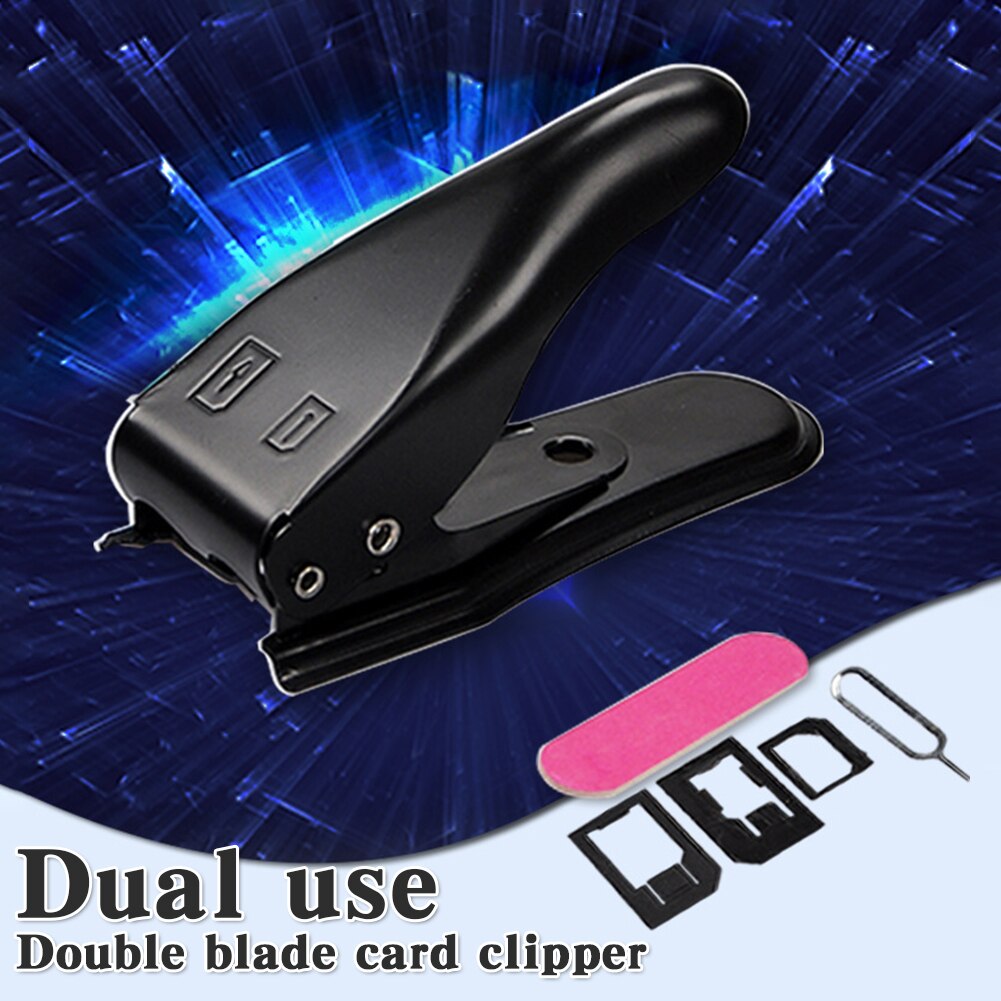 Universal Dual Nano Micro SIM Card Cutter Punch Smartphone Card Suitable For ȵ̵ Smart Phone Accessory